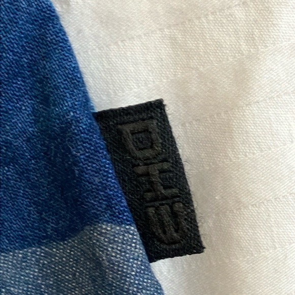 Blue gray camo men’s size medium Button Down short sleeve Shirt - Picture 6 of 12